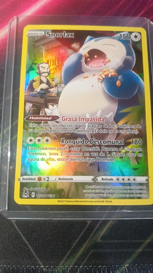 Snorlax full art #TG10 Pokemon Lost Origin